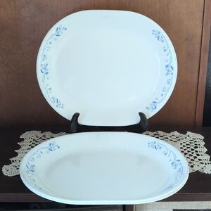 Corelle Livingware Provincial Blue Serving Platter Set of 3